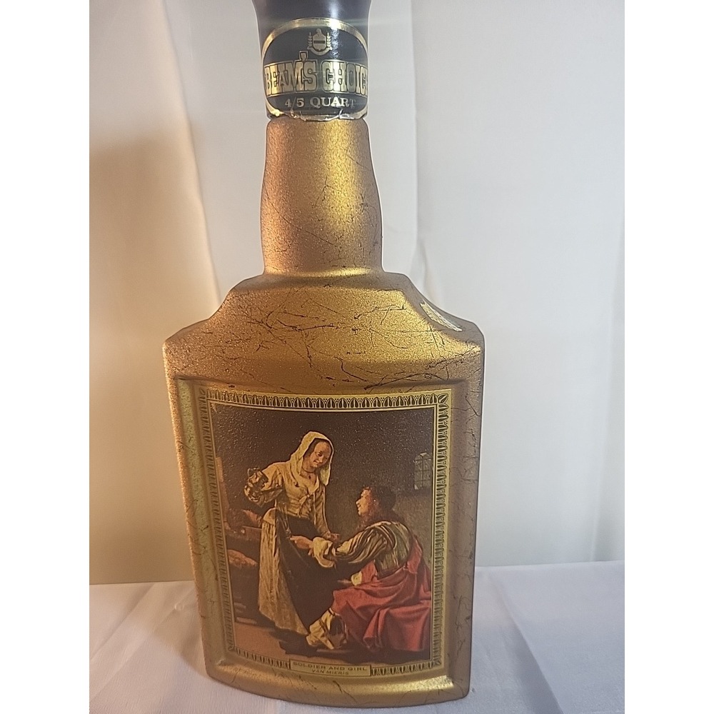 Vintage Jim Beam Decanter - Soldier‎ and Girl. 1967 RARE Collectible